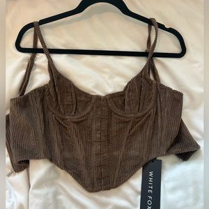 WHITEFOX CORSET TOP
